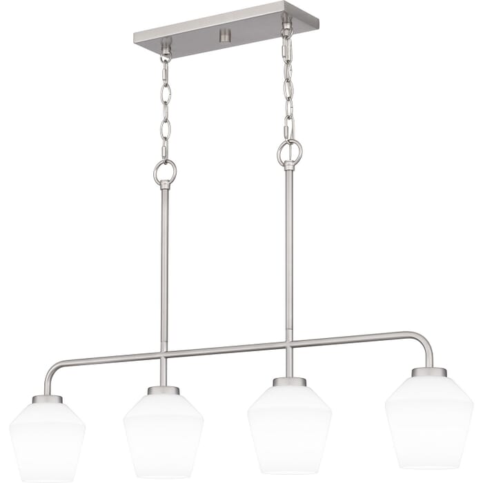Four Light Linear Chandelier by Quoizel Four Light Linear Chandelier by Quoizel