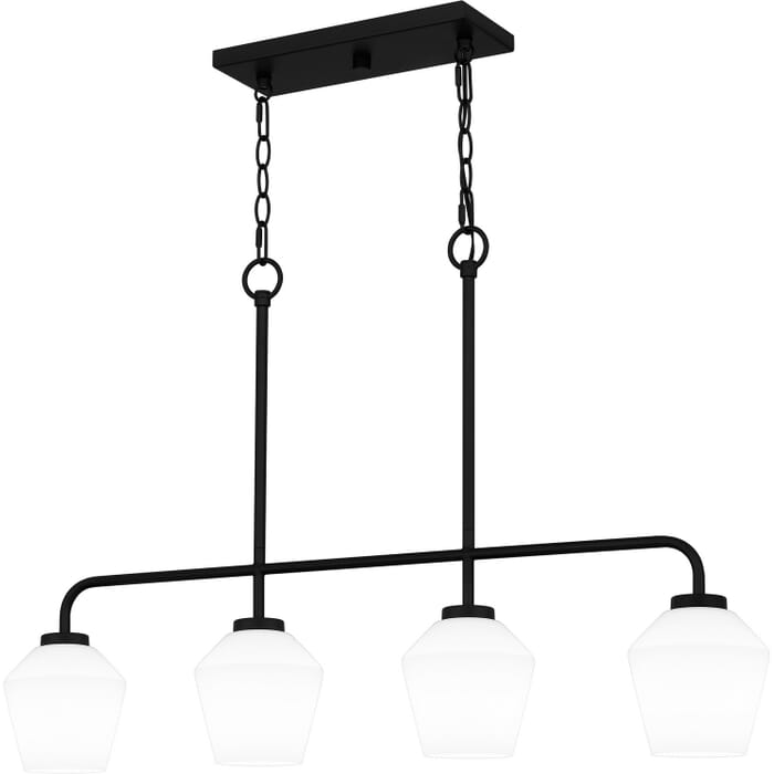 Four Light Linear Chandelier by Quoizel Four Light Linear Chandelier by Quoizel