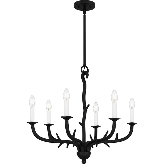 Six Light Chandelier by Quoizel Six Light Chandelier by Quoizel