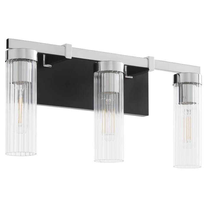 Three Light Vanity by Quorum Three Light Vanity by Quorum