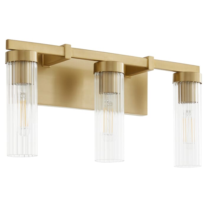 Three Light Vanity by Quorum Three Light Vanity by Quorum