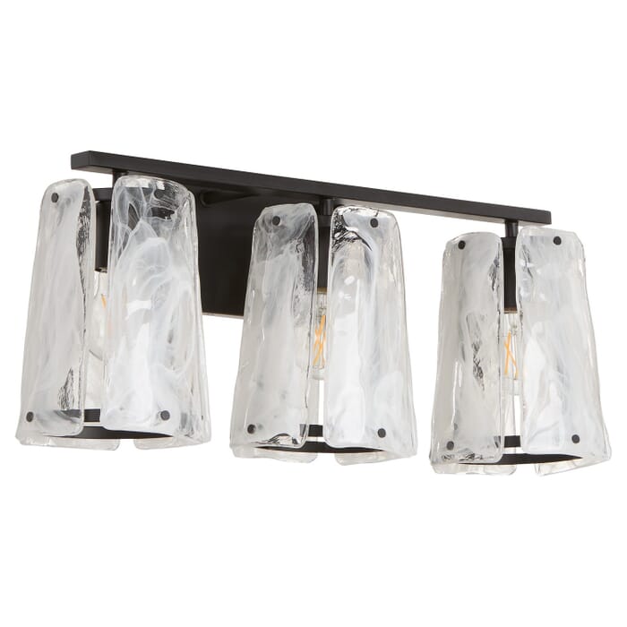 Three Light Vanity by Quorum Three Light Vanity by Quorum