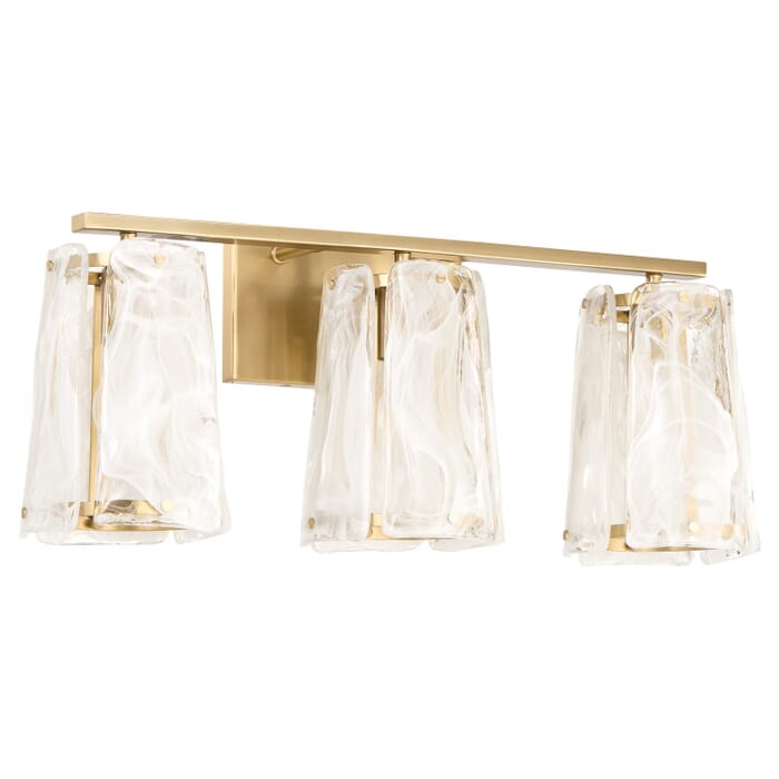 Three Light Vanity by Quorum Three Light Vanity by Quorum