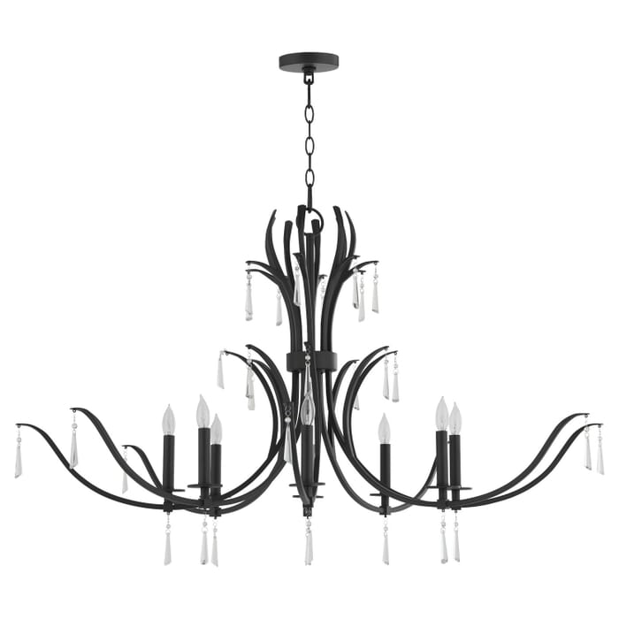 Eight Light Chandelier by Quorum Eight Light Chandelier by Quorum