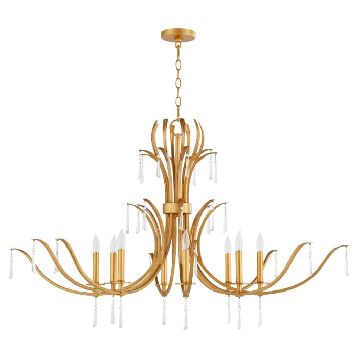 Eight Light Chandelier by Quorum Eight Light Chandelier by Quorum