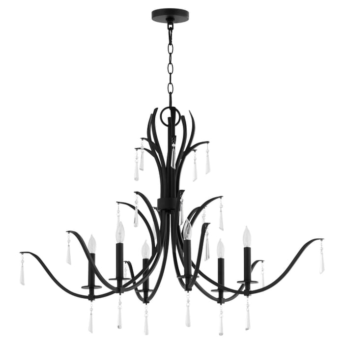Six Light Chandelier by Quorum Six Light Chandelier by Quorum