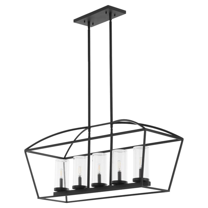 Five Light Linear Chandelier by Quorum Five Light Linear Chandelier by Quorum