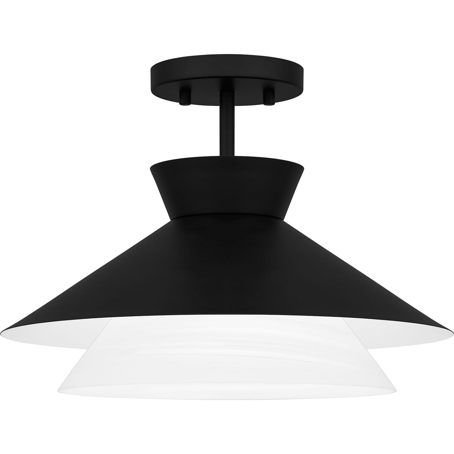 One Light Semi Flush Mount by Quoizel