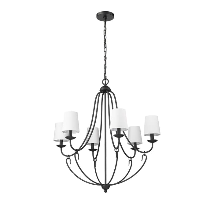 Six Light Chandelier by Millennium Six Light Chandelier by Millennium