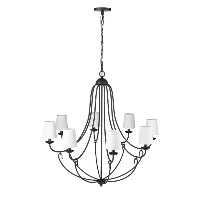 Eight Light Chandelier by Millennium Eight Light Chandelier by Millennium