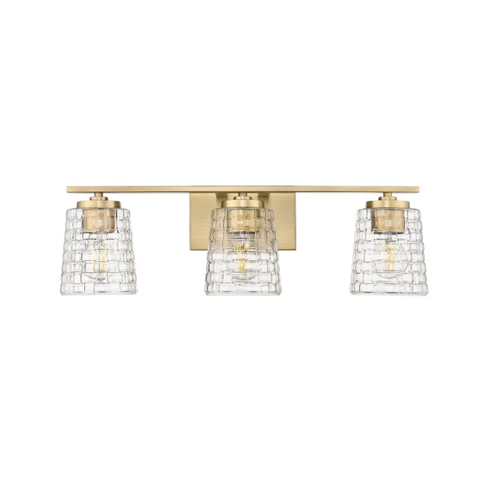 Three Light Vanity by Millennium Three Light Vanity by Millennium