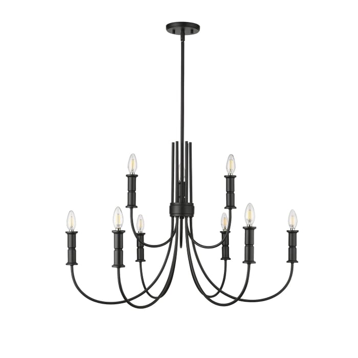 Nine Light Chandelier by Millennium Nine Light Chandelier by Millennium