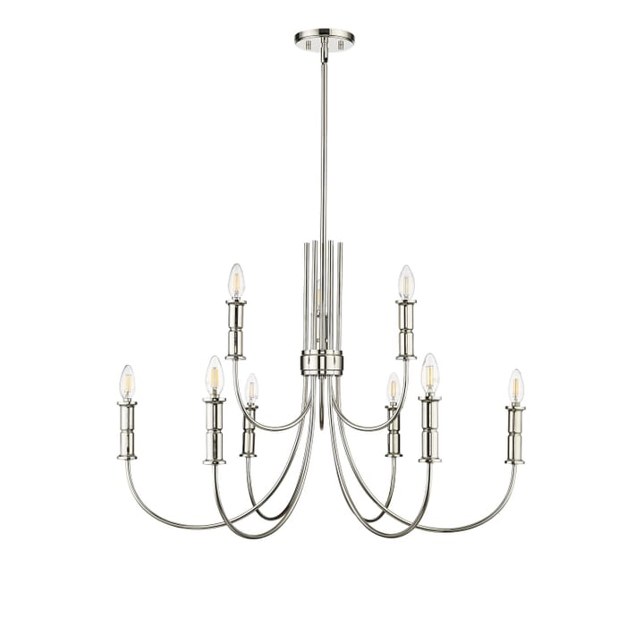 Nine Light Chandelier by Millennium Nine Light Chandelier by Millennium