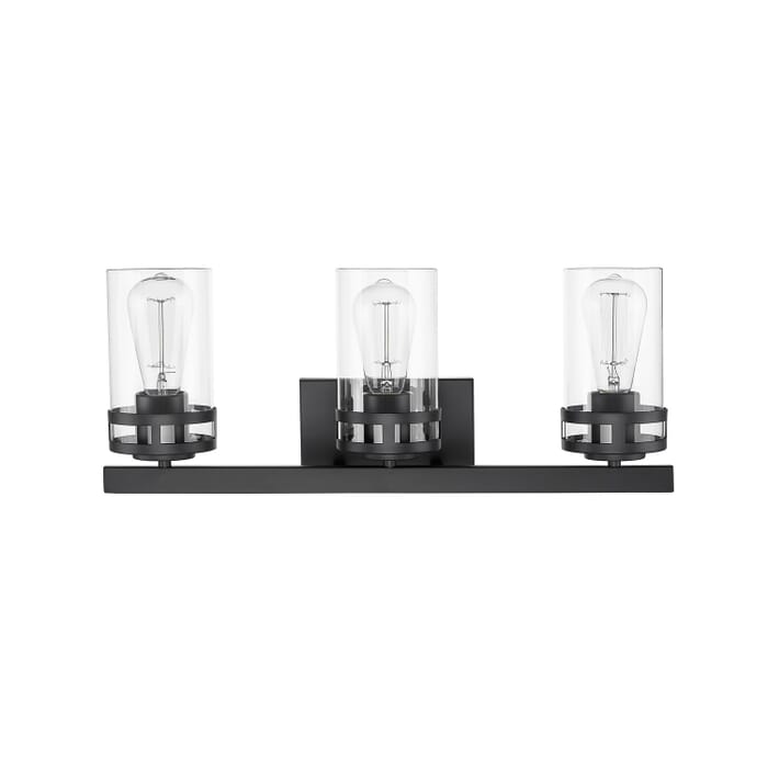 Three Light Vanity by Millennium Three Light Vanity by Millennium