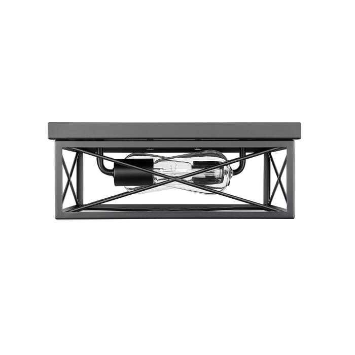 Two Light Flushmount by Millennium Two Light Flushmount by Millennium