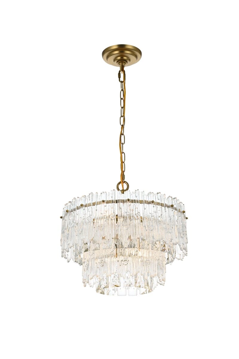 Emilia 4-Light Pendant in Satin Gold