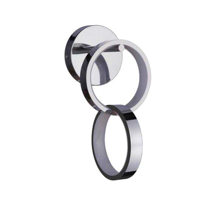 Context 2-Light LED Wall Sconce in Chrome Context 2-Light LED Wall Sconce in Chrome