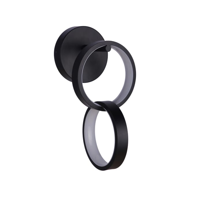Context 2-Light LED Wall Sconce in Flat Black Context 2-Light LED Wall Sconce in Flat Black