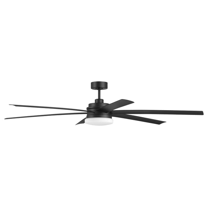 Chilz 1-Light 72" Outdoor Ceiling Fan in Flat Black Chilz 1-Light 72" Outdoor Ceiling Fan in Flat Black