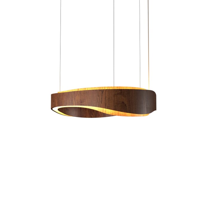 Horizon LED Pendant in Imbuia Horizon LED Pendant in Imbuia