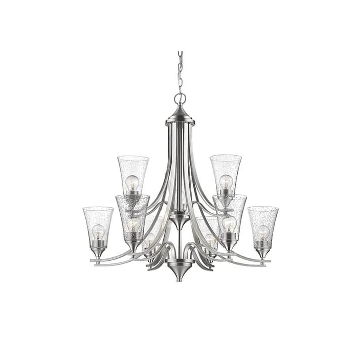Millennium Lighting Chandelier Ceiling Light in Satin Nickel Millennium Lighting Chandelier Ceiling Light in Satin Nickel