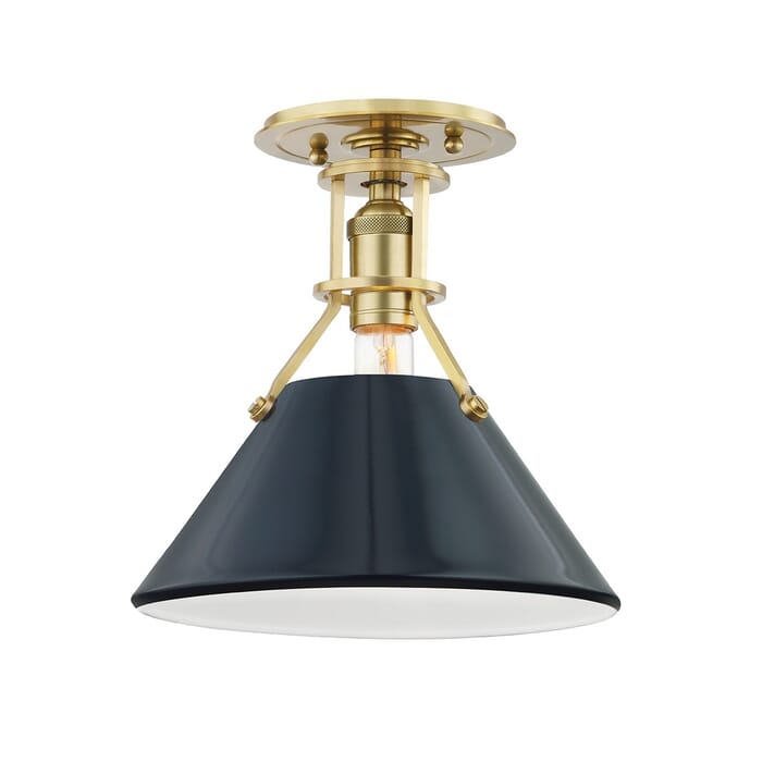 One Light Semi Flush Mount One Light Semi Flush Mount