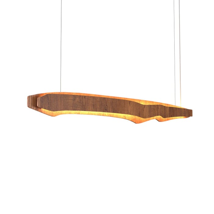 Horizon LED Pendant in Imbuia Horizon LED Pendant in Imbuia