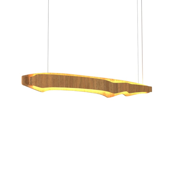 Horizon LED Pendant in Louro Freijo Horizon LED Pendant in Louro Freijo