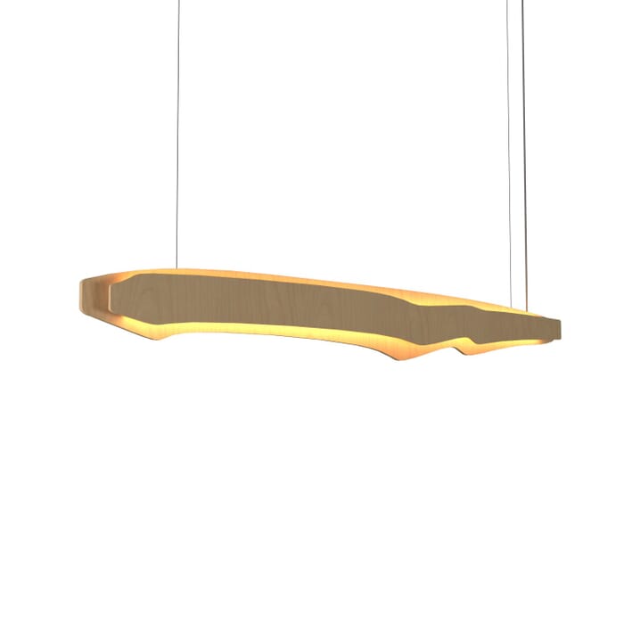 Horizon LED Pendant in Maple Horizon LED Pendant in Maple