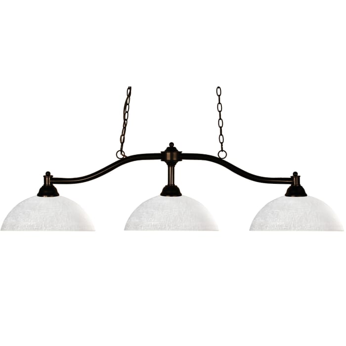 Z-Lite Chance 3-Light Linear Pendant Light In Bronze Z-Lite Chance 3-Light Linear Pendant Light In Bronze