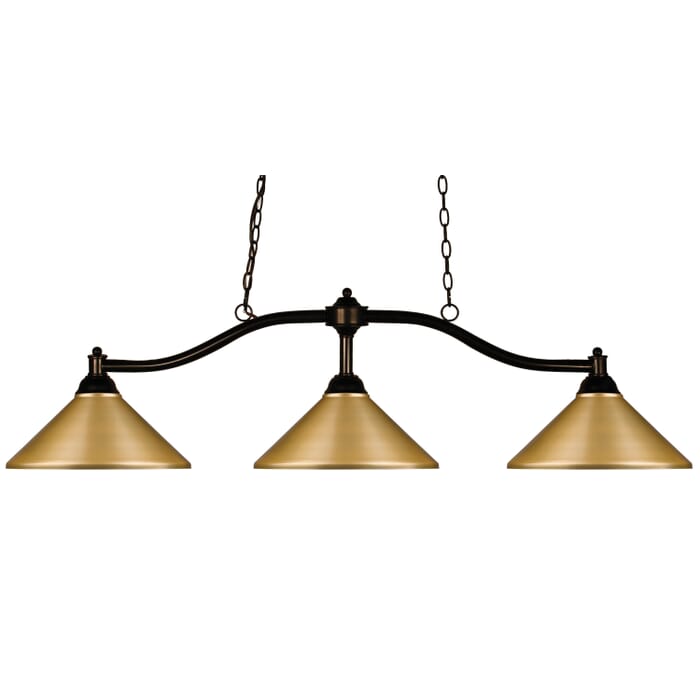 Z-Lite Chance 3-Light Linear Pendant Light In Bronze Z-Lite Chance 3-Light Linear Pendant Light In Bronze
