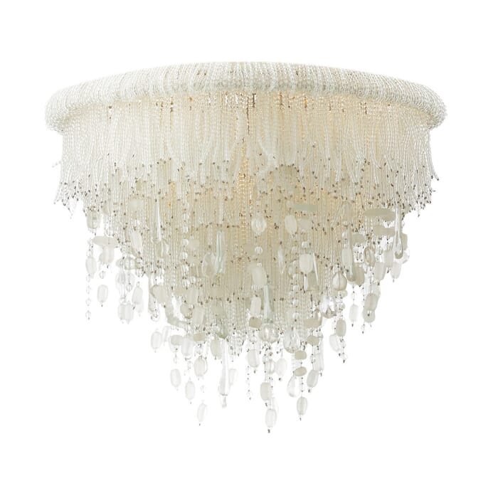 Three Light Flush Mount by Metropolitan Three Light Flush Mount by Metropolitan