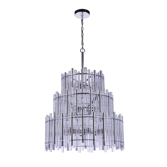 Reveal 13-Light Chandelier in Chrome Reveal 13-Light Chandelier in Chrome