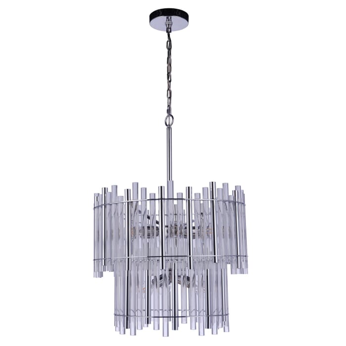 Reveal 9-Light Chandelier in Chrome Reveal 9-Light Chandelier in Chrome