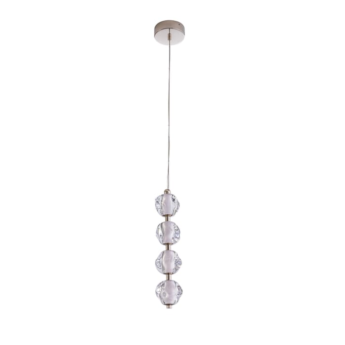 Jackie 4-Light LED Pendant in Polished Nickel Jackie 4-Light LED Pendant in Polished Nickel