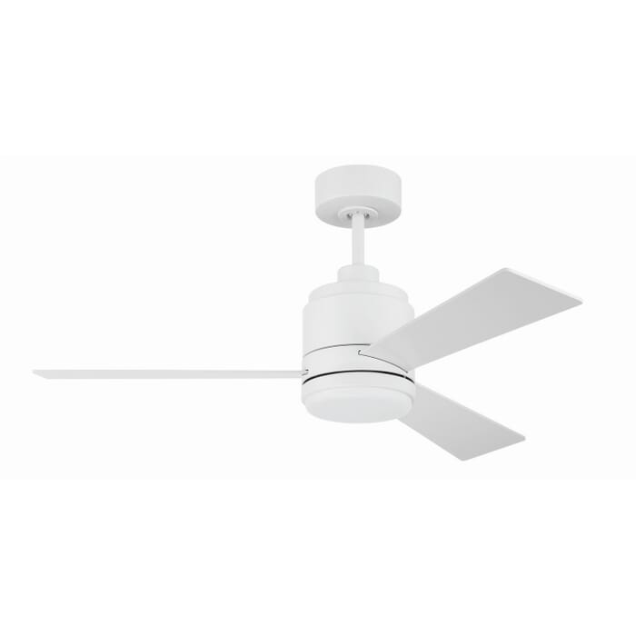 McCoy 42 3 Blade 1-Light 42" Hanging Ceiling Fan in White McCoy 42 3 Blade 1-Light 42" Hanging Ceiling Fan in White