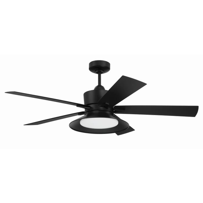 Topper 1-Light 52" Outdoor Ceiling Fan in Flat Black Topper 1-Light 52" Outdoor Ceiling Fan in Flat Black