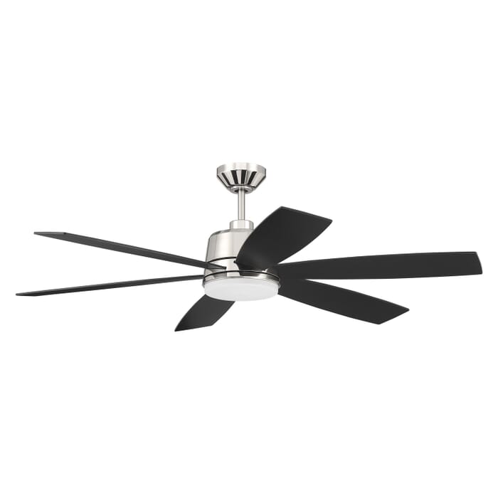 Hogan 1-Light 54" Outdoor Ceiling Fan in Polished Nickel Hogan 1-Light 54" Outdoor Ceiling Fan in Polished Nickel
