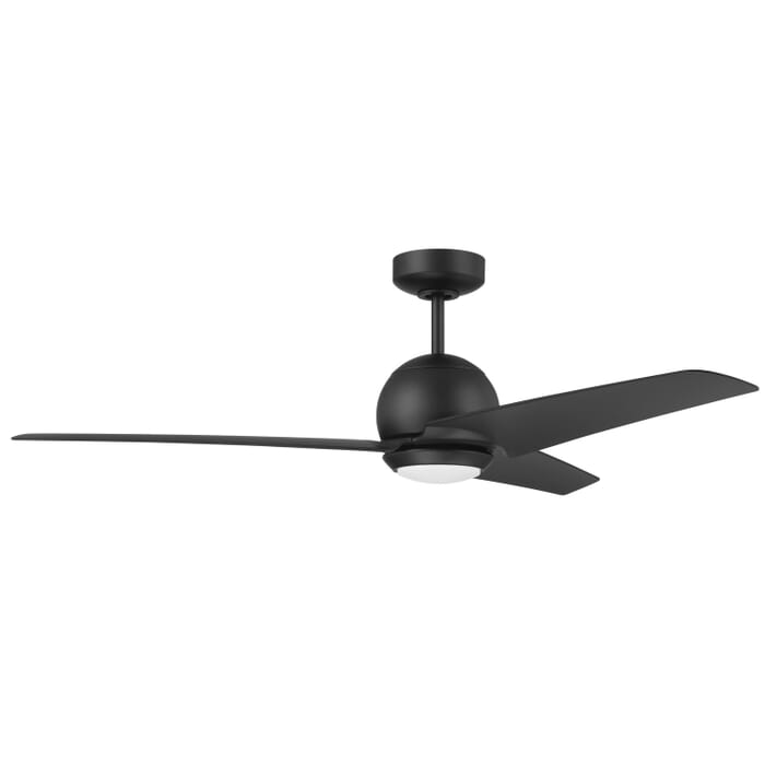 Nate 1-Light 52" Outdoor Ceiling Fan in Flat Black Nate 1-Light 52" Outdoor Ceiling Fan in Flat Black