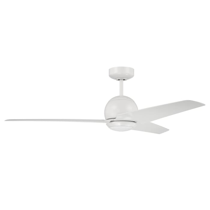 Nate 1-Light 52" Outdoor Ceiling Fan in White Nate 1-Light 52" Outdoor Ceiling Fan in White