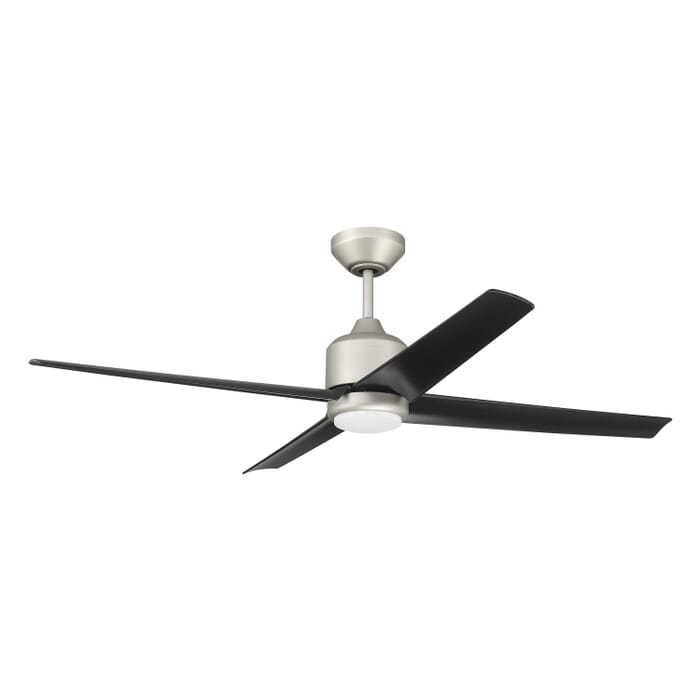 Quell 1-Light 52" Outdoor Ceiling Fan in Painted Nickel Quell 1-Light 52" Outdoor Ceiling Fan in Painted Nickel