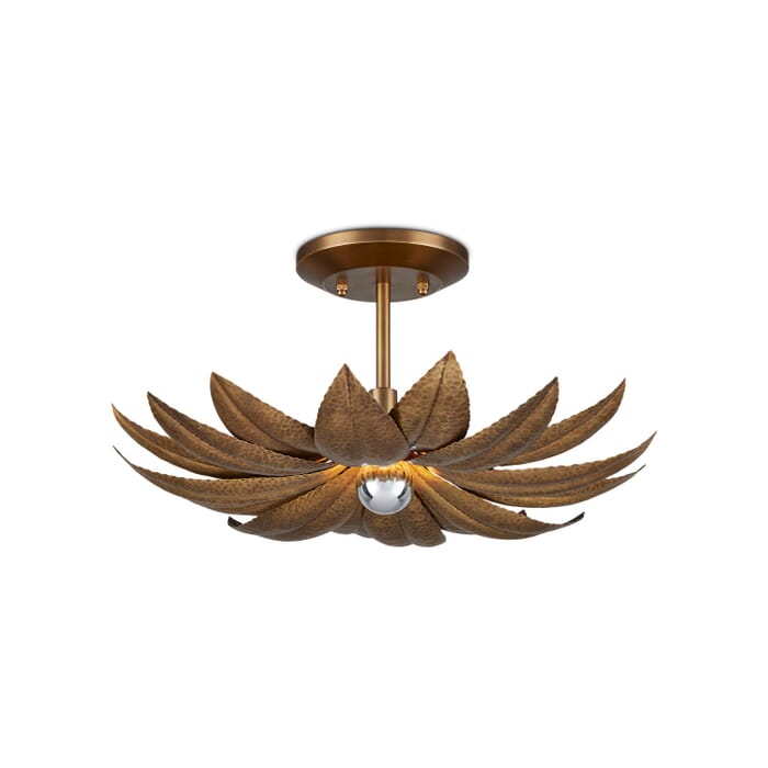 One Light Semi-Flush Mount One Light Semi-Flush Mount