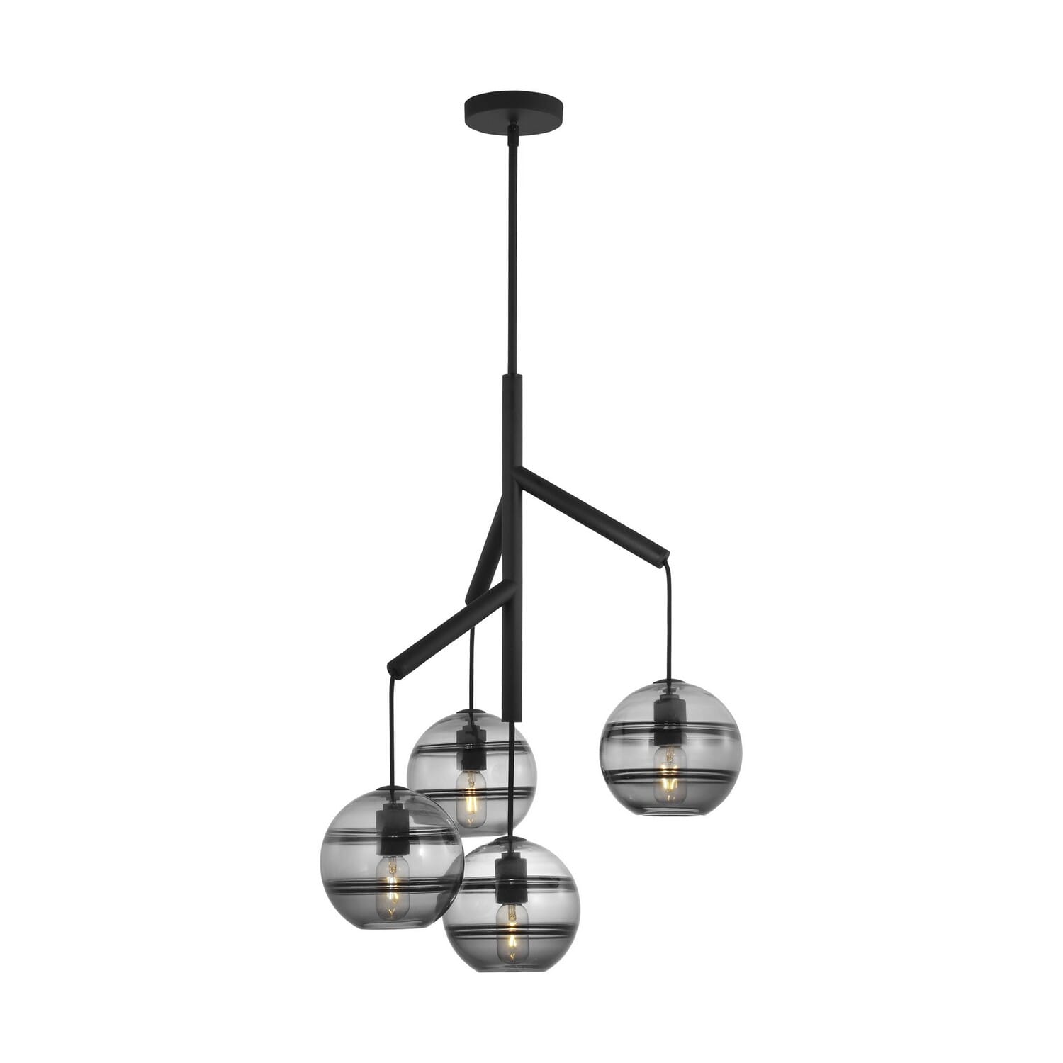 Four Light Chandelier by Visual Comfort Modern