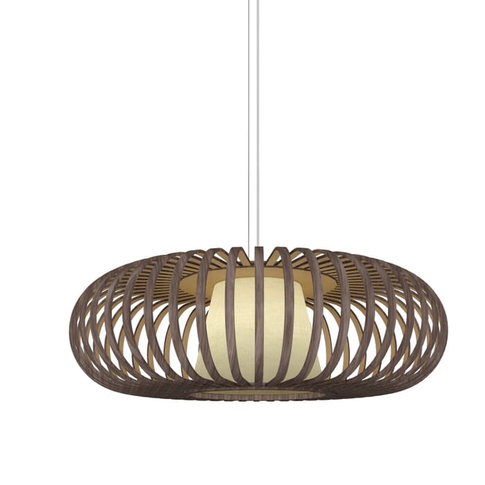 Balloon 1-Light Pendant in American Walnut Balloon 1-Light Pendant in American Walnut