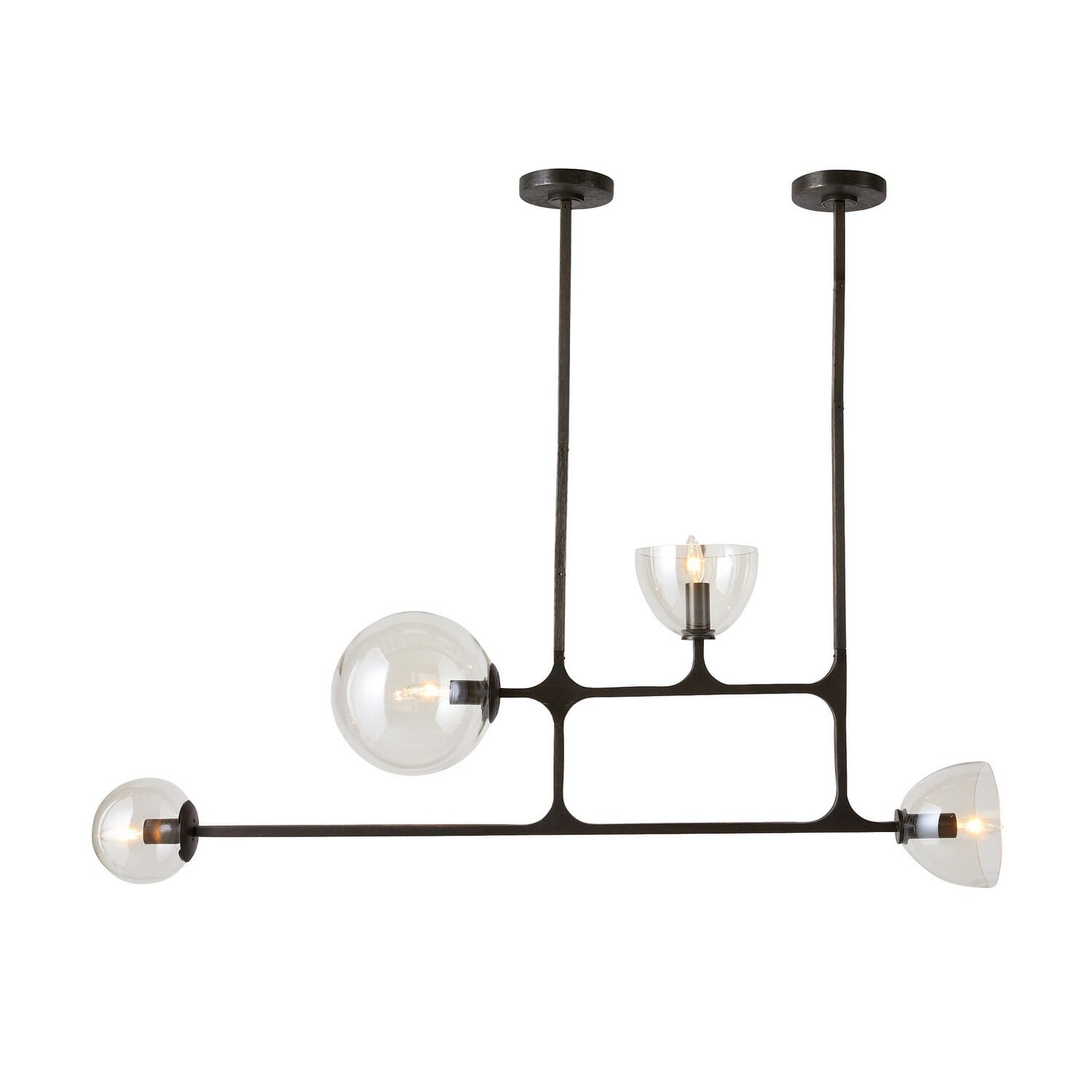 Four Light Linear Chandelier by Arteriors