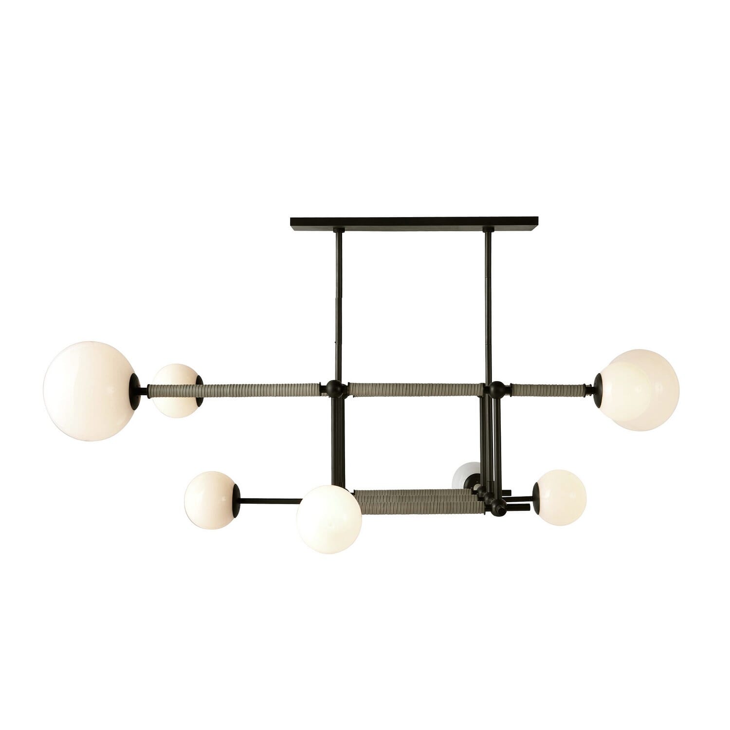 Eight Light Linear Chandelier