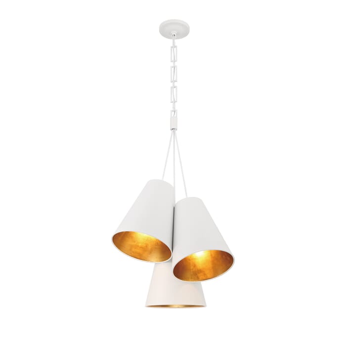 Three Light Pendant by Crystorama Three Light Pendant by Crystorama