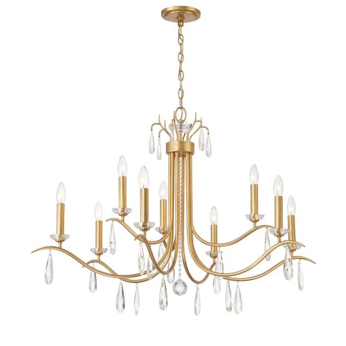 Nine Light Chandelier by Crystorama Nine Light Chandelier by Crystorama