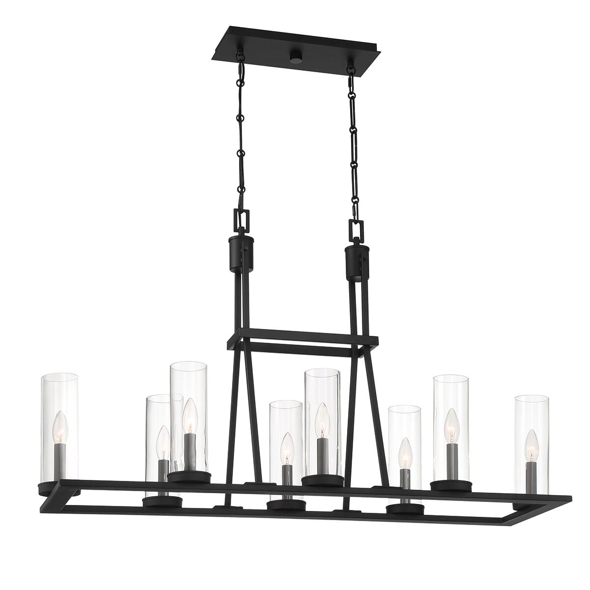 Eight Light Island Chandelier