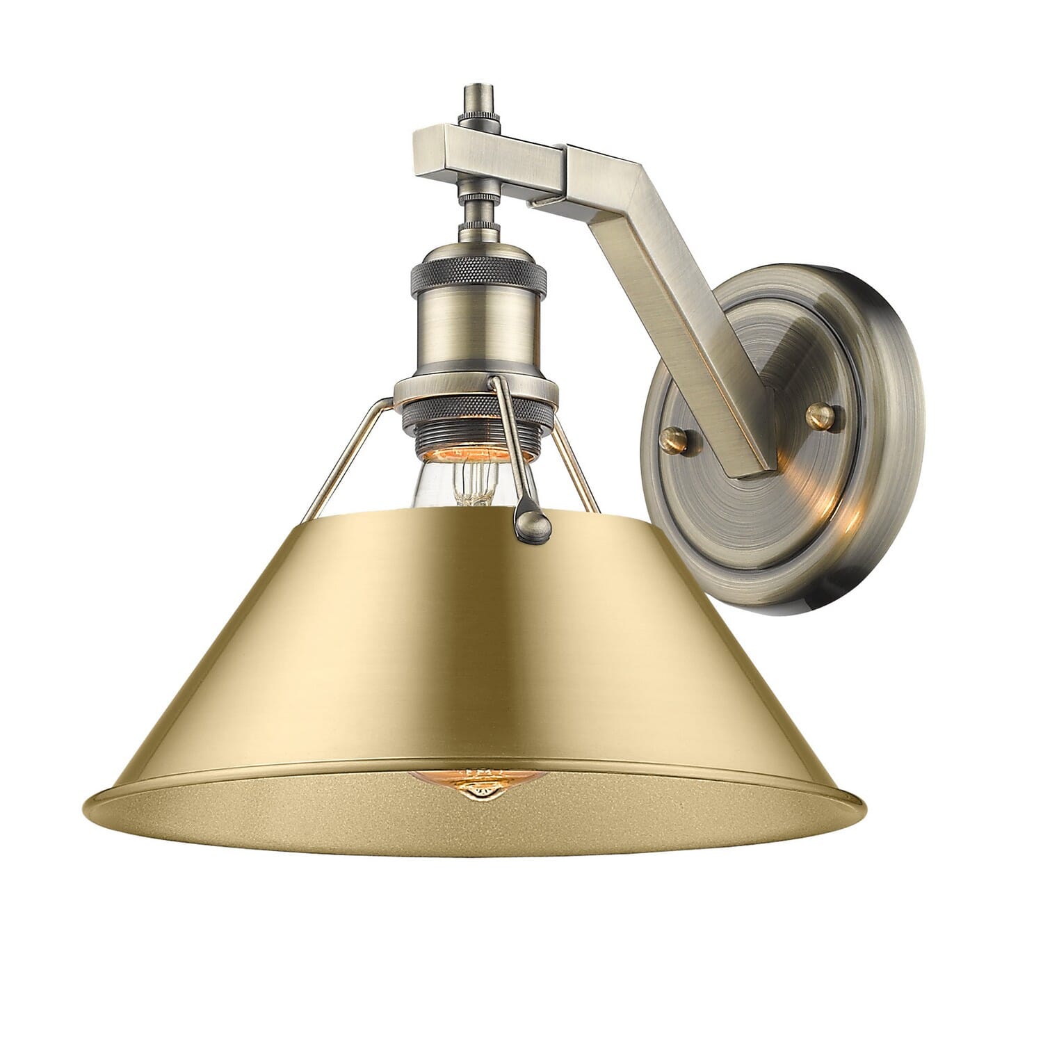 One Light Wall Sconce by Golden